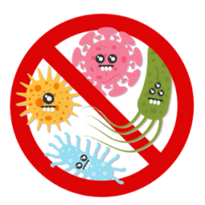 SAC serigrafia antimicrobial antibacterial panels self-adhesive stickers